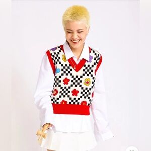 Anthropology THE FLORAL FUNK VEST size small and medium